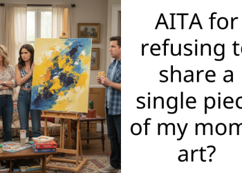 AITA for refusing to share a single piece of my mom’s art?