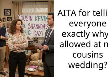 AITA for telling everyone exactly why I allowed at my cousins wedding?