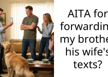 AITA for forwarding my brother his wife’s texts?