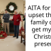 AITA for being upset that my family didn’t get my kids Christmas presents?