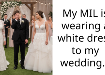 My MIL is wearing a white dress to my wedding…