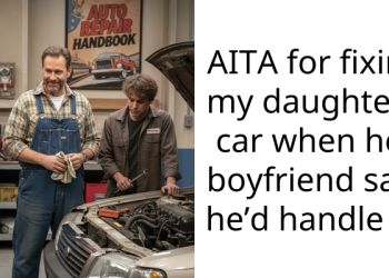 AITA for fixing my daughter’s car when her boyfriend said he’d handle it?