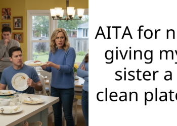AITA for not giving my sister a clean plate?