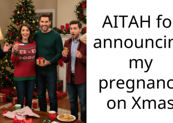 AITAH for announcing my pregnancy on Xmas