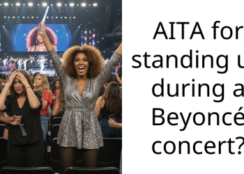 AITA for standing up during a Beyoncé concert?