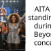 AITA for standing up during a Beyoncé concert?