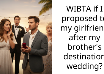 WIBTA if I proposed to my girlfriend after my brother’s destination wedding?