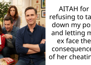 AITAH for refusing to take down my post and letting my ex face the consequences of her cheating?