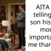 AITA for telling my son his ex is more important to me than he is
