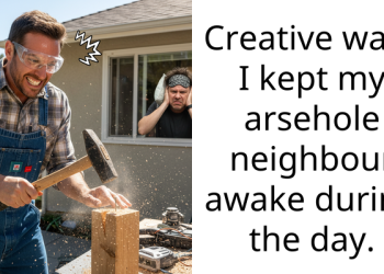 Creative ways I kept my a**ehole neighbour awake during the day.