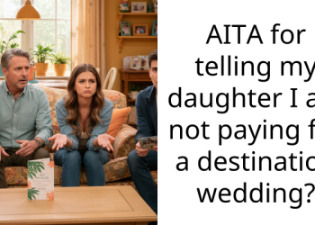 AITA for telling my daughter I am not paying for a destination wedding?