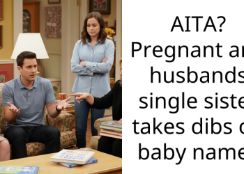 AITA? Pregnant and husbands single sister takes dibs on baby names