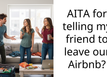 AITA for telling my friend to leave our Airbnb?