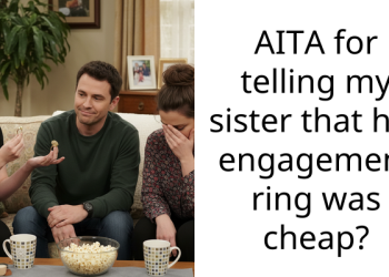 AITA for telling my sister that her engagement ring was cheap?