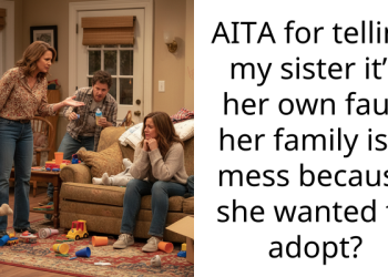 AITA for telling my sister it’s her own fault her family is a mess because she wanted to adopt?