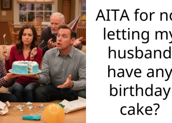 AITA for not letting my husband have any birthday cake?