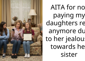 AITA for not paying my daughters rent anymore due to her jealously towards her sister