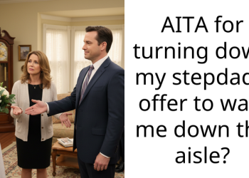 AITA for turning down my stepdad’s offer to walk me down the aisle?