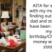 AITA for staying with my mom after finding out that my dad and stepmom have been splitting my birthday/Christmas money with my sister