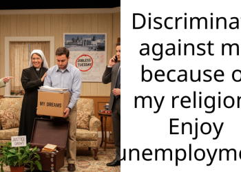 Discriminate against me because of my religion? Enjoy unemployment.