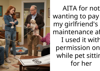 AITA for not wanting to pay for my girlfriend’s car maintenance after I used it with permission once while pet sitting for her