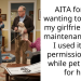 AITA for not wanting to pay for my girlfriend’s car maintenance after I used it with permission once while pet sitting for her