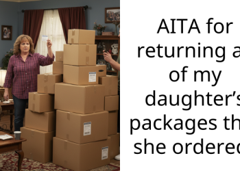 AITA for returning all of my daughter’s packages that she ordered?