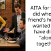 AITA for what I did when my friend’s husband wanted us to have dinner “alone” together?