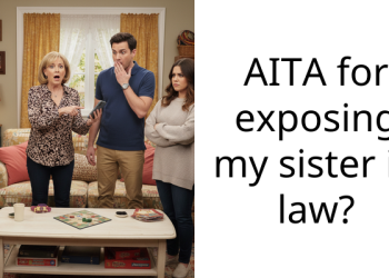AITA for exposing my sister in law?