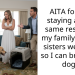 AITA for not staying at the same resort as my family for my sisters wedding so I can bring my dog?