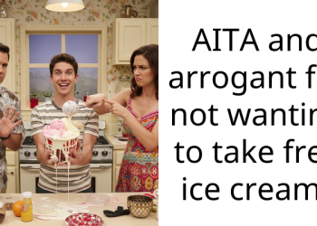 AITA and arrogant for not wanting to take free ice cream?