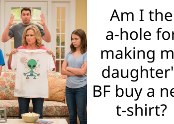Am I the a-hole for making my daughter’s BF buy a new t-shirt?