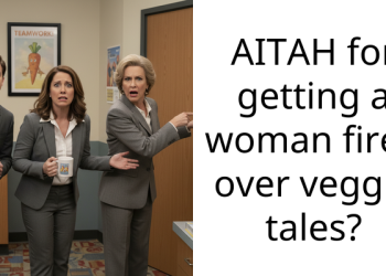 AITAH for getting a woman fired over veggie tales?