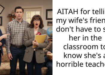 AITAH for telling my wife’s friend I don’t have to see her in the cla*sroom to know she’s a horrible teacher?