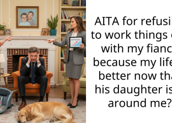 AITA for refusing to work things out with my fiancé because my life is better now that his daughter isnt around me?