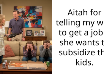 Aitah for telling my wife to get a job if she wants to subsidize the kids.