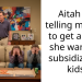 Aitah for telling my wife to get a job if she wants to subsidize the kids.