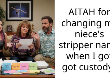 AITAH for changing my niece’s stripper name when I got got custody?