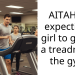 AITAH for expecting a girl to get off a treadmill in the gym?