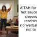 AITAH for spilling hot sauce on my sleeves and teaching my nonverbal cousin not to bite
