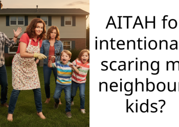 AITAH for intentionally scaring my neighbours kids?