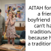 AITAH for telling a friends boyfriend that he can’t have a traditional wife because he’s not a traditional man