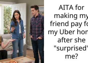 AITA for making my friend pay for my Uber home after she “surprised” me?
