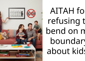 AITAH for refusing to bend on my boundary about kids?