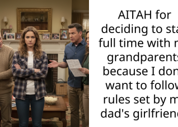 AITAH for deciding to stay full time with my grandparents because I don’t want to follow rules set by my dad’s girlfriend?