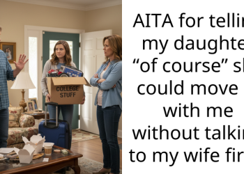 AITA for telling my daughter “of course” she could move in with me without talking to my wife first?