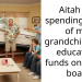 Aitah for spending some of my grandchildren’s education funds on a new boat.