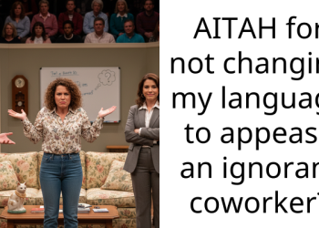 AITAH for not changing my language to appease an ignorant coworker?