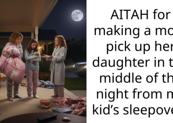 AITAH for making a mom pick up her daughter in the middle of the night from my kid’s sleepover?