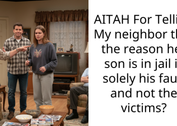 AITAH For Telling My neighbor that the reason her son is in jail is solely his fault and not the victims?